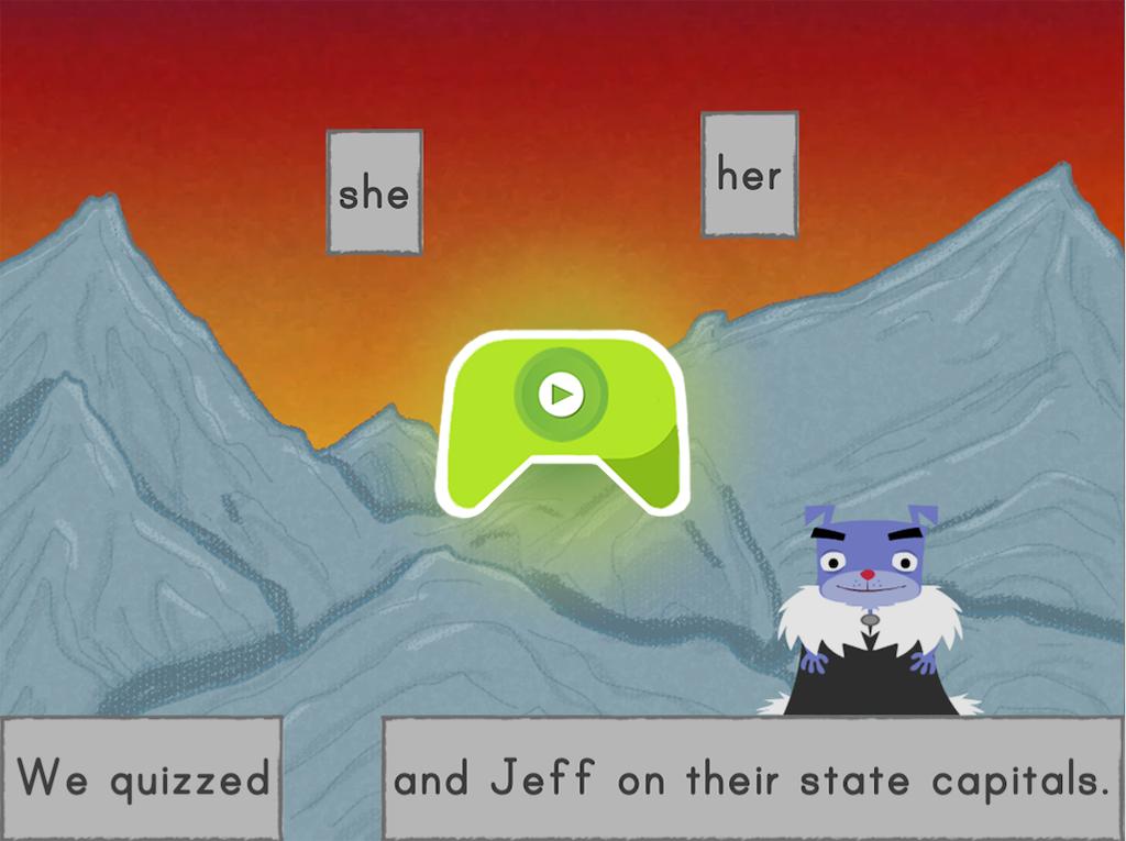 Game of Bones Pronouns Game